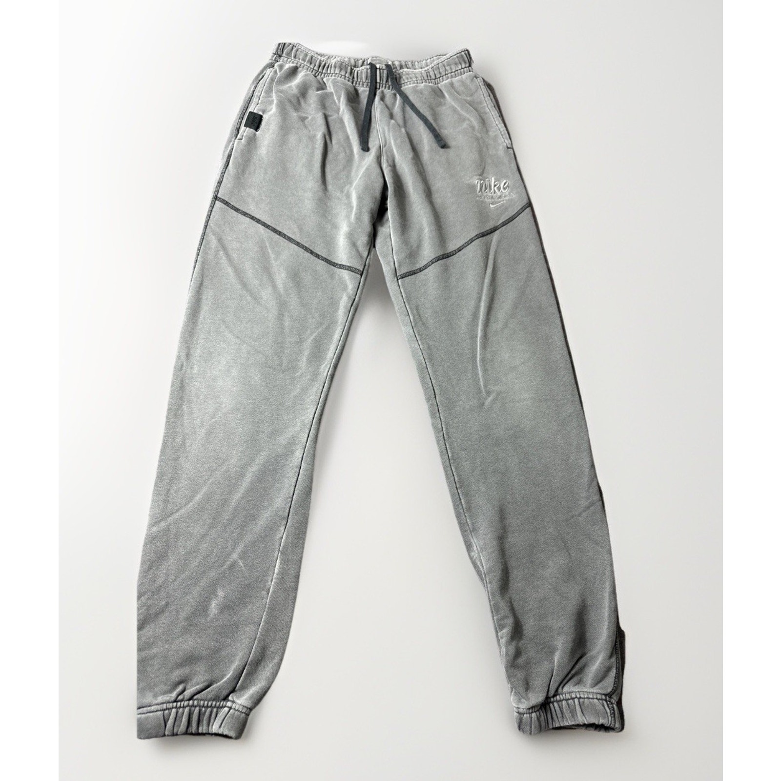 Nike Tech Fleece Jogger Pants Mens Small Faded/Washed Gray Active Sweatpants Gym
